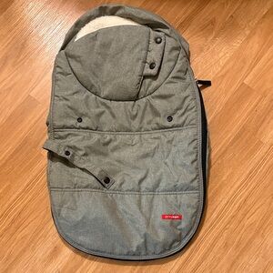 Skip Hop Winter Infant Car Seat Cover, Stroll & Go, Heather Grey 16x3x27 Inch